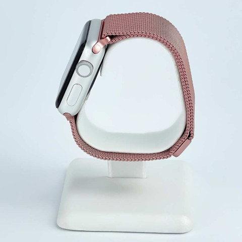 Ремешок для Apple watch 42/44/45mm Milanese Loop Band Rose gold